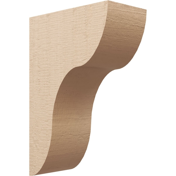 Ekena Millwork 10"W x 20"D x 30"H Classic Carmel Rough Cedar Woodgrain TimberThane Corbel, Primed Tan CORUR10X20X30CARRCPR - main